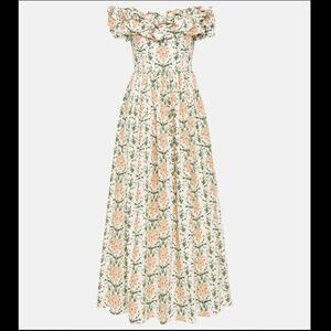 AGUA BY AGUA BENDITA Espliego cotton floral maxi dress - Small (S)